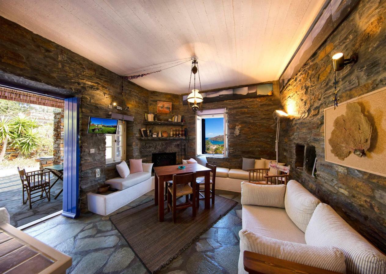 Otziás Stone House With A Magical Viewヴィラ エクステリア 写真